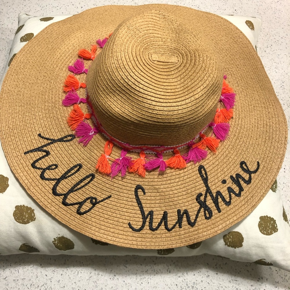 Hello sunshine beach hat.